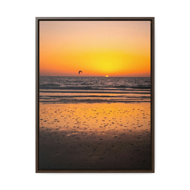 Sunrise on the Sea - Canvas with Frame