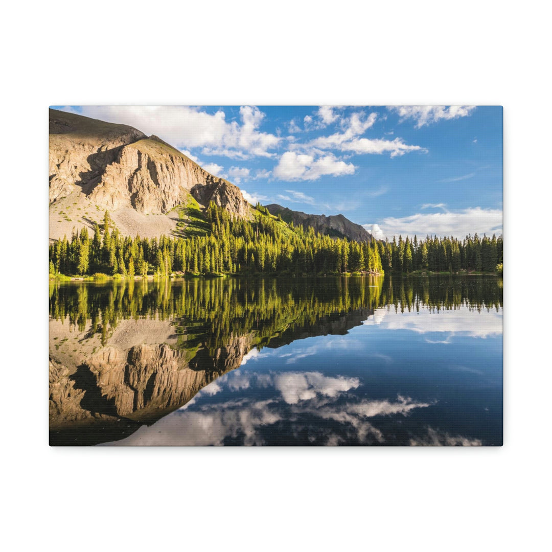 Mountain Scene Reflected - Canvas