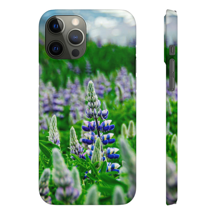 Glowing Lupin with Mountains - Phone Case