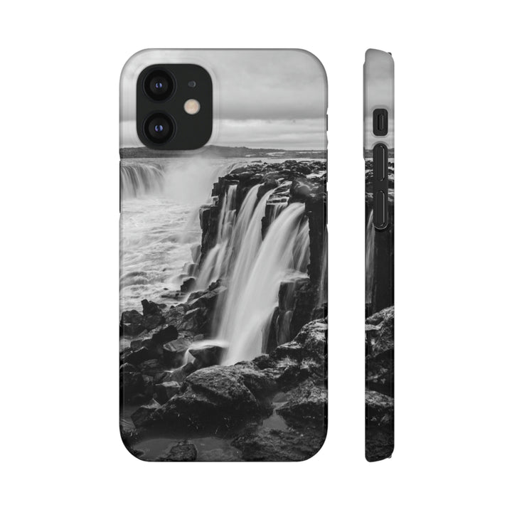 Selfoss in Black and White - Phone Case