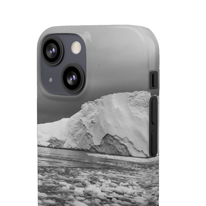 Lane of Ice In Black and White - Phone Case