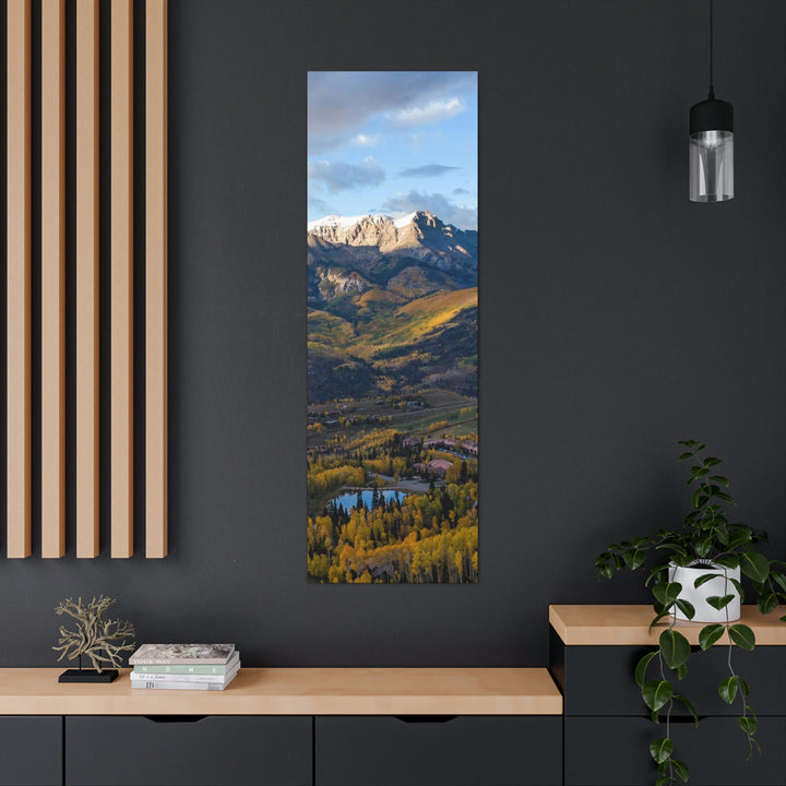 Glowing Mountainside - Canvas