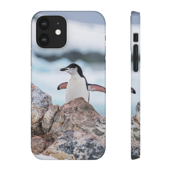 Stretched Penguin - Phone Case