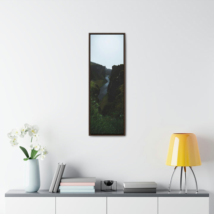 A View of the River - Canvas with Frame