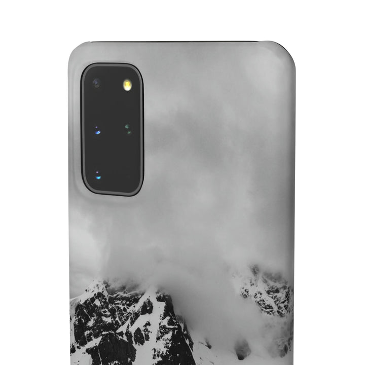 Peaceful Anchoring in Black and White - Phone Case