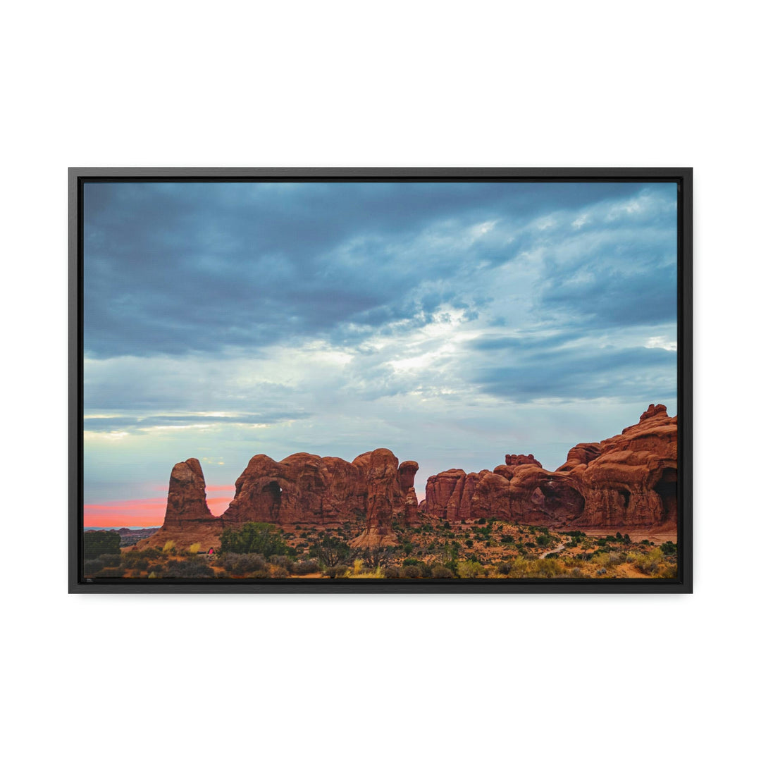 Arches at Sunset - Canvas with Frame