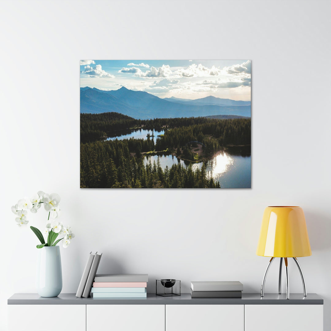 Cool Mountain Lakes - Canvas