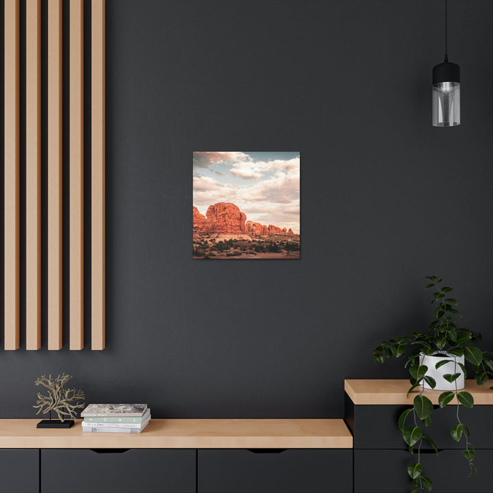 A Desert Sunset - Canvas