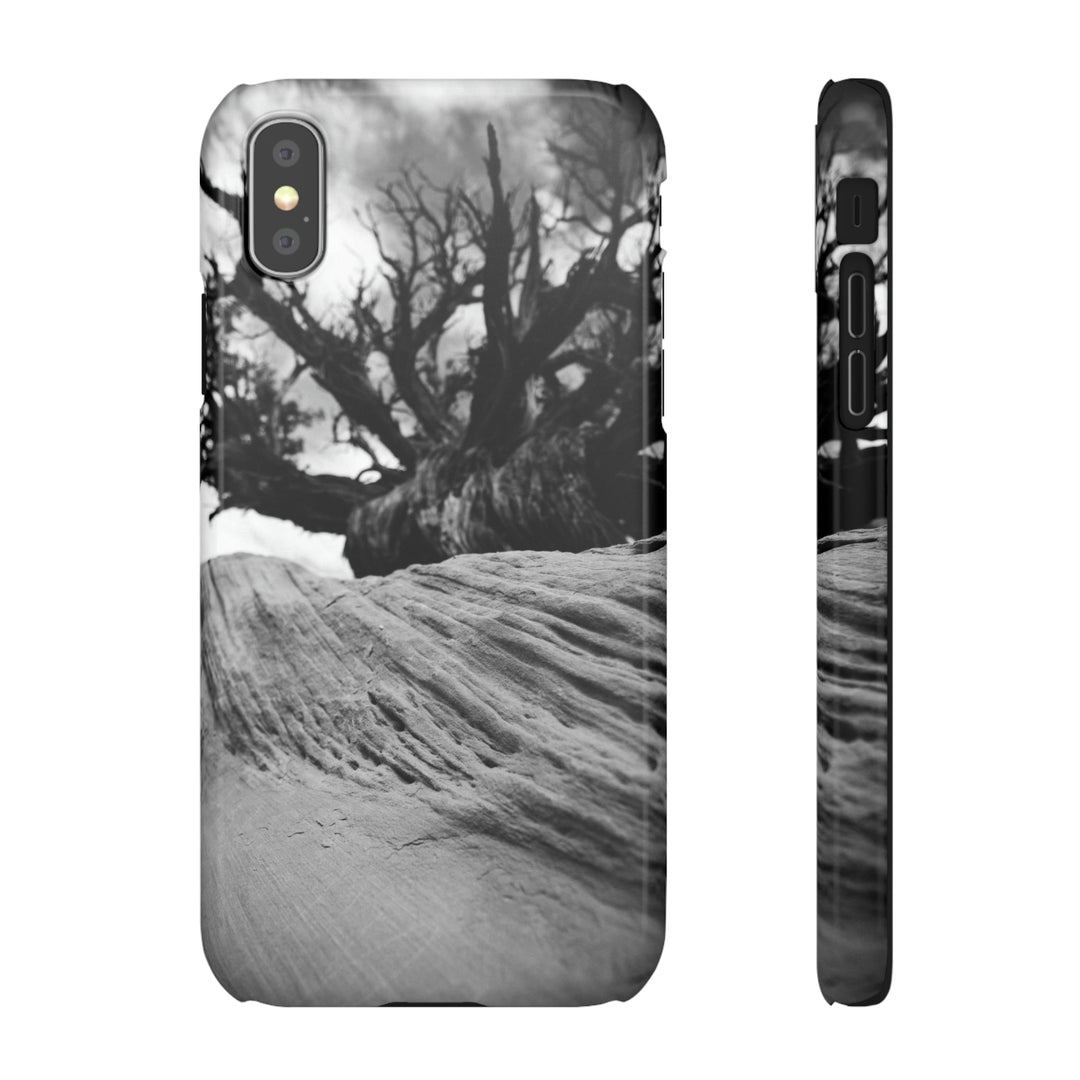 Desert Reach in Black and White - Phone Case