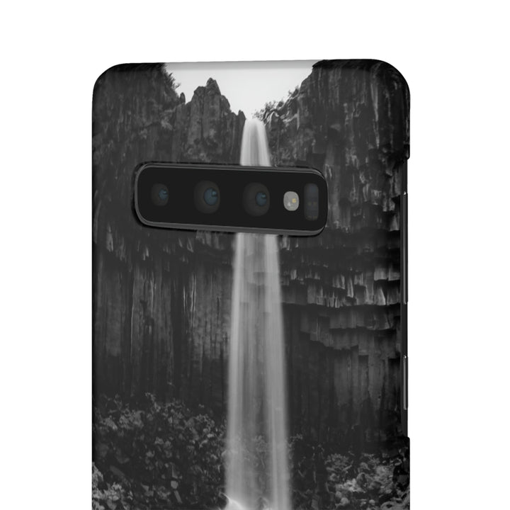 Svartifoss in Black and White - Phone Case