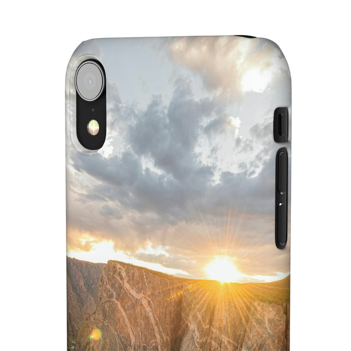 Painted Wall at Sunset Part 2 - Phone Case