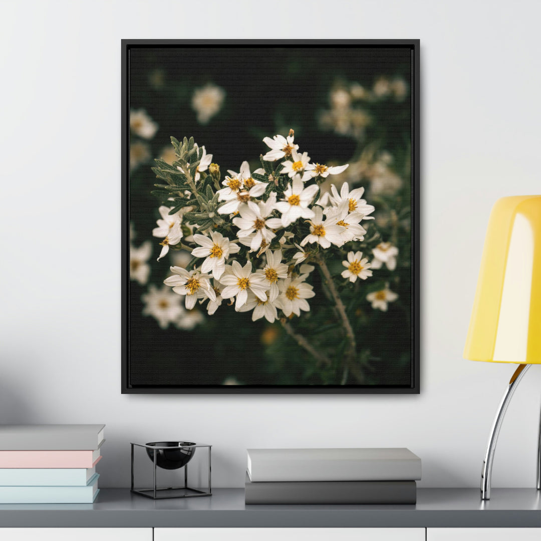 A Touch of White - Canvas with Frame