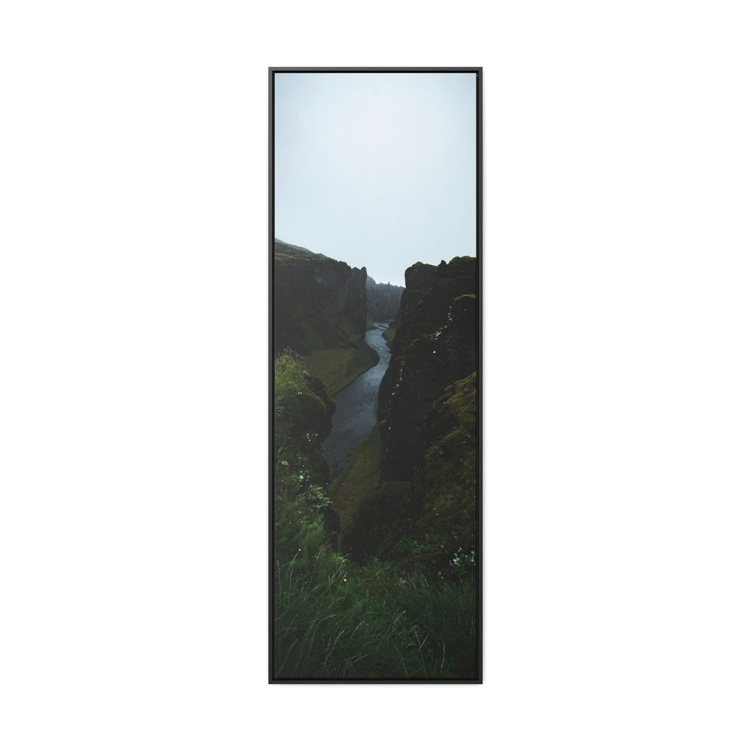 A View of the River - Canvas with Frame