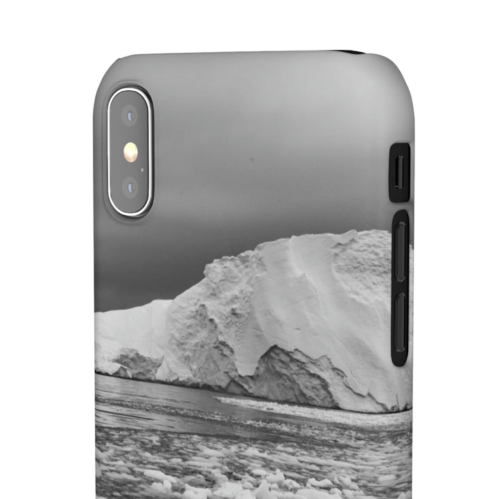 Lane of Ice In Black and White - Phone Case