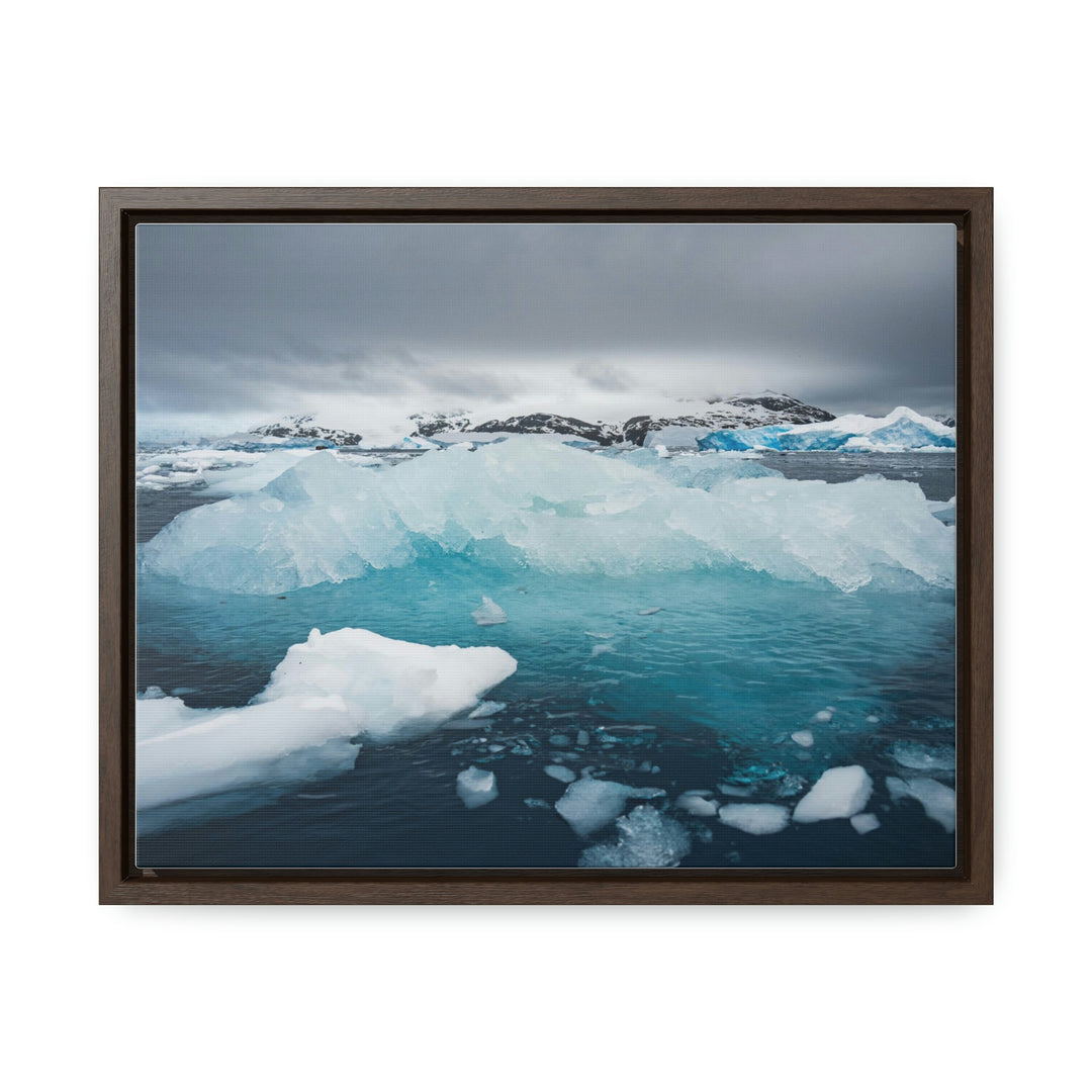 Floating Ice - Canvas with Frame