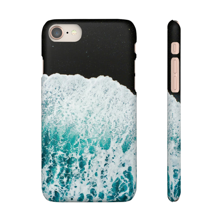 A Wave on Volcanic Sand - Phone Case