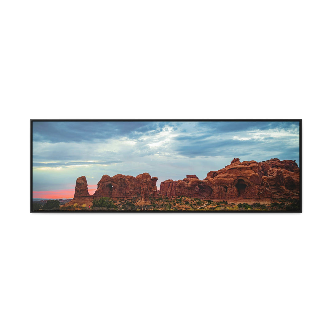 Arches at Sunset - Canvas with Frame