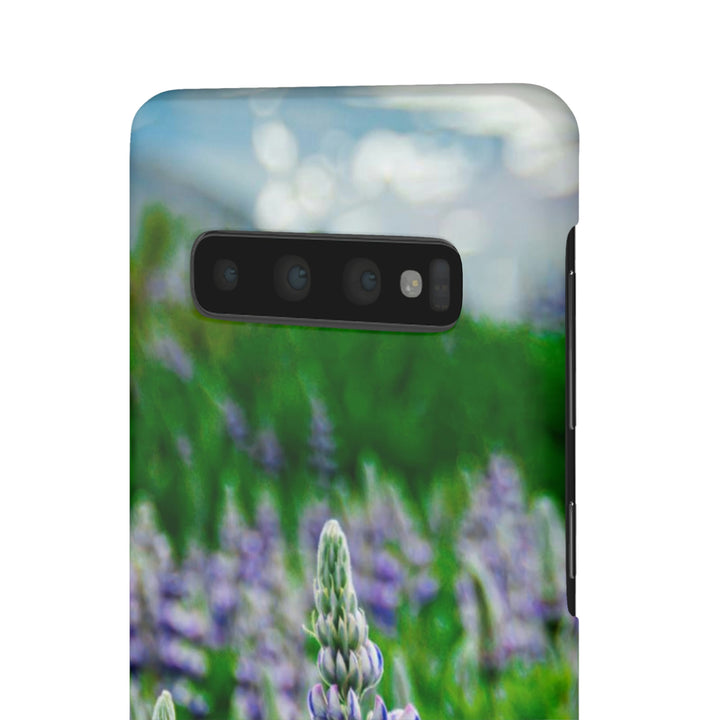 Glowing Lupin with Mountains - Phone Case