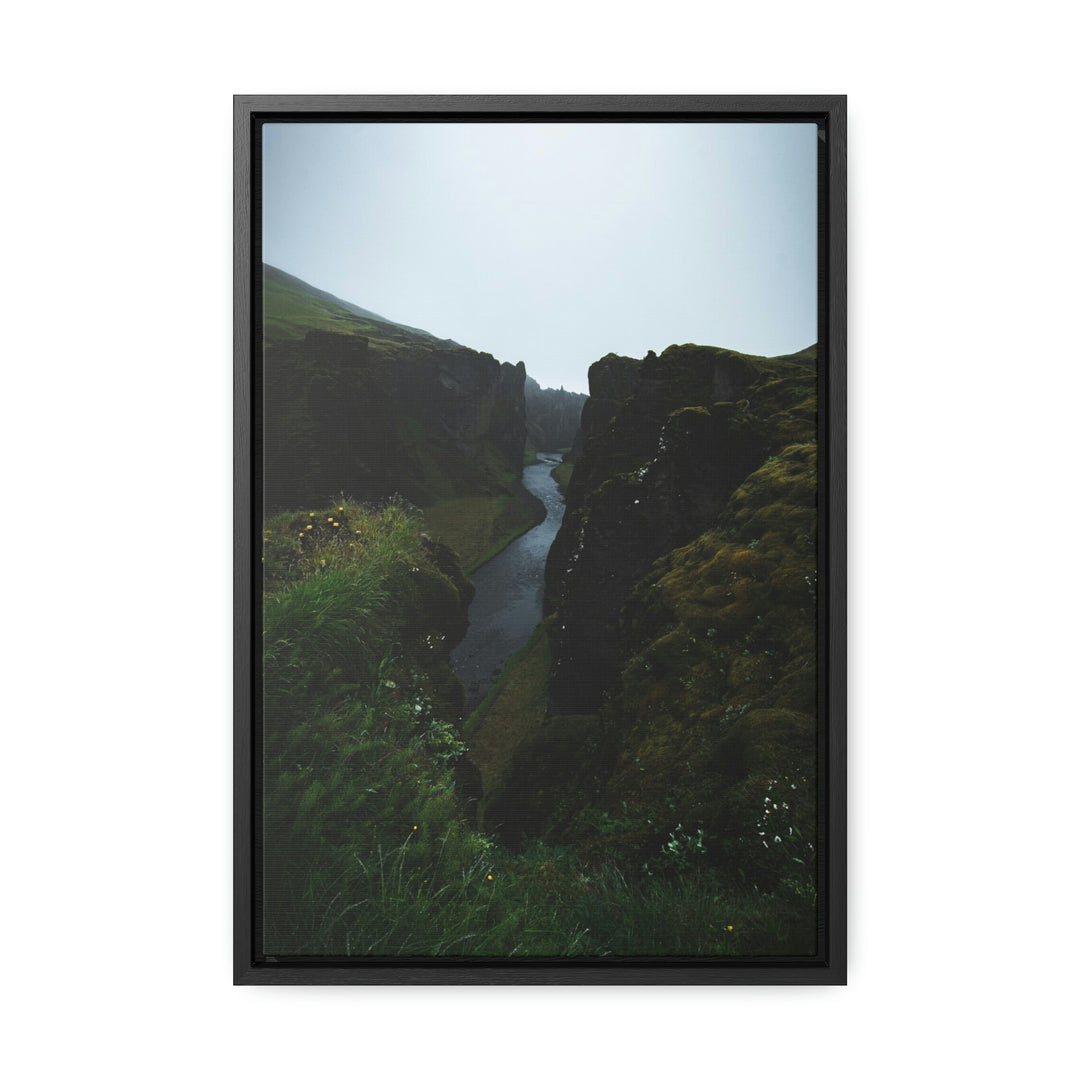 A View of the River - Canvas with Frame