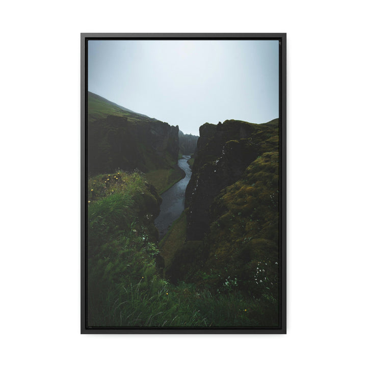 A View of the River - Canvas with Frame