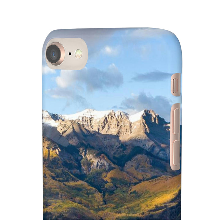 Glowing Mountainside - Phone Case