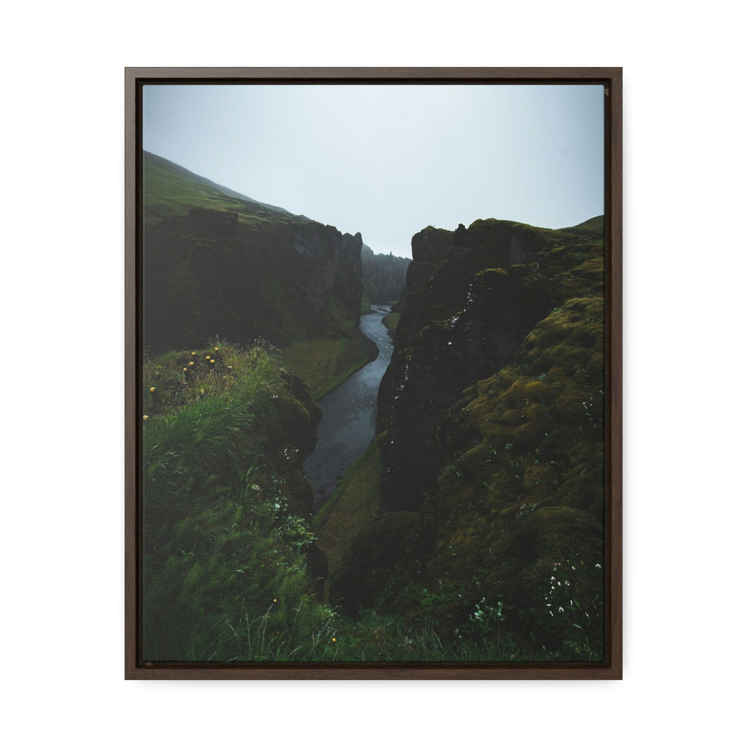 A View of the River - Canvas with Frame