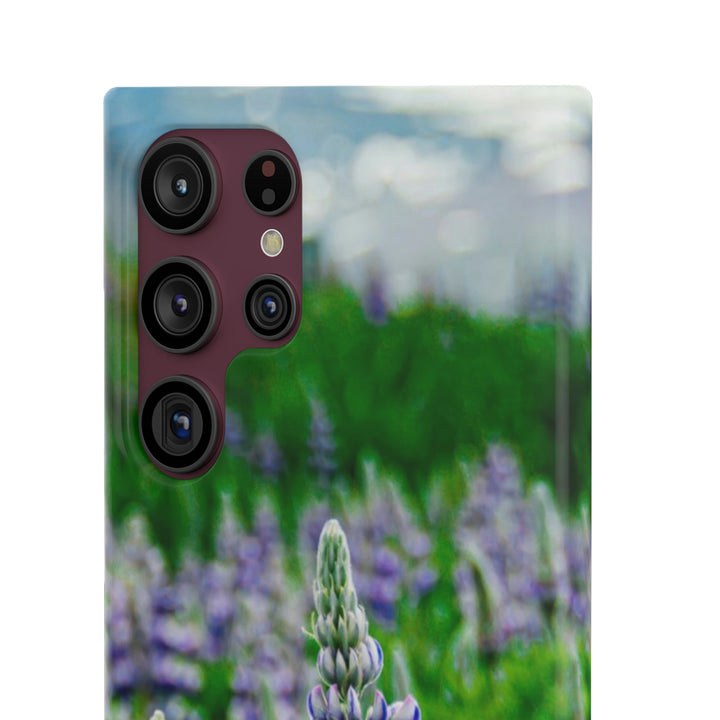 Glowing Lupin with Mountains - Phone Case