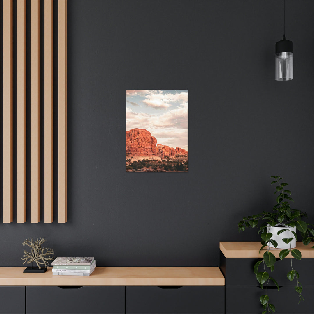 A Desert Sunset - Canvas