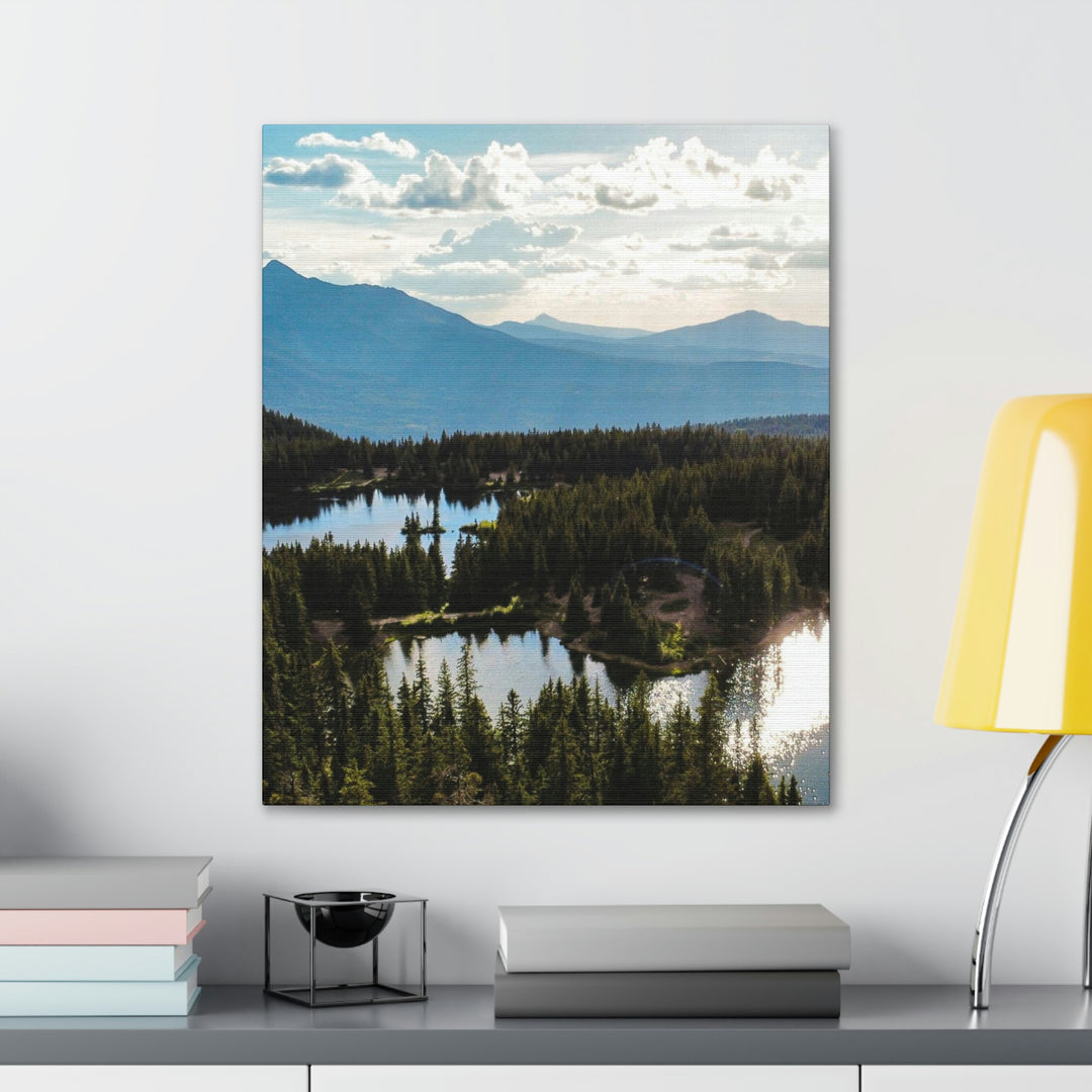 Cool Mountain Lakes - Canvas