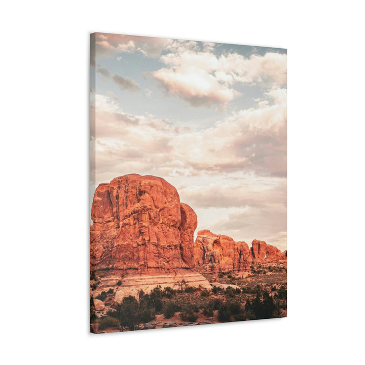 A Desert Sunset - Canvas