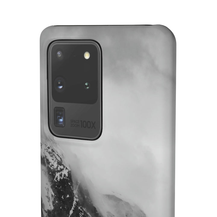 The Mist Descends in Black and White - Phone Case