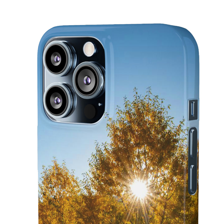 Sun Through the Aspens - Phone Case