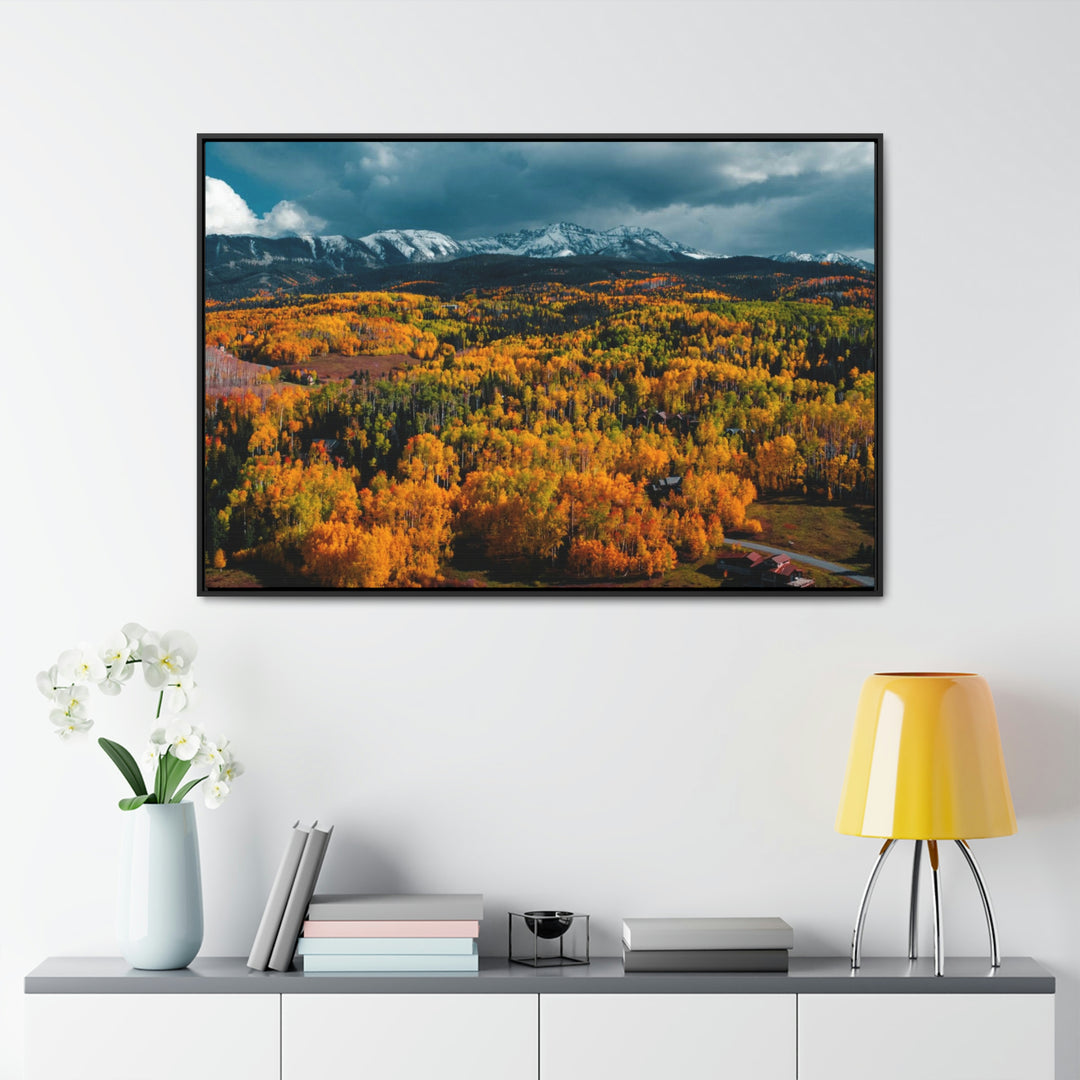 Golds of Autumn - Canvas with Frame