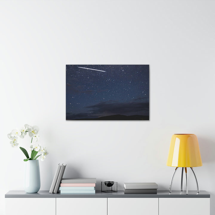 Starlink Above the Canyon - Canvas