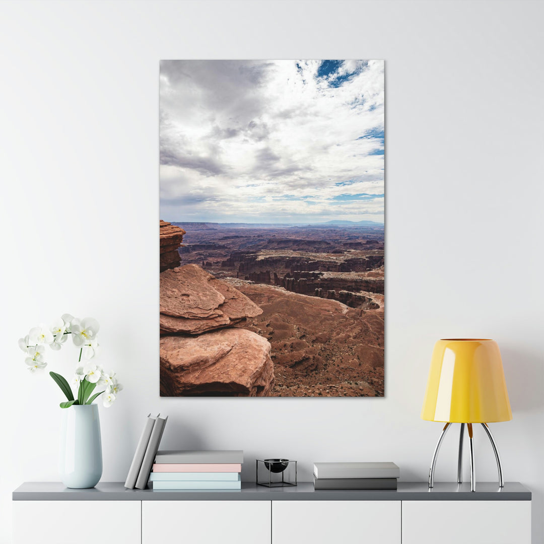 The Canyon Below - Canvas