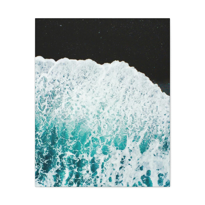 A Wave on Volcanic Sand - Canvas