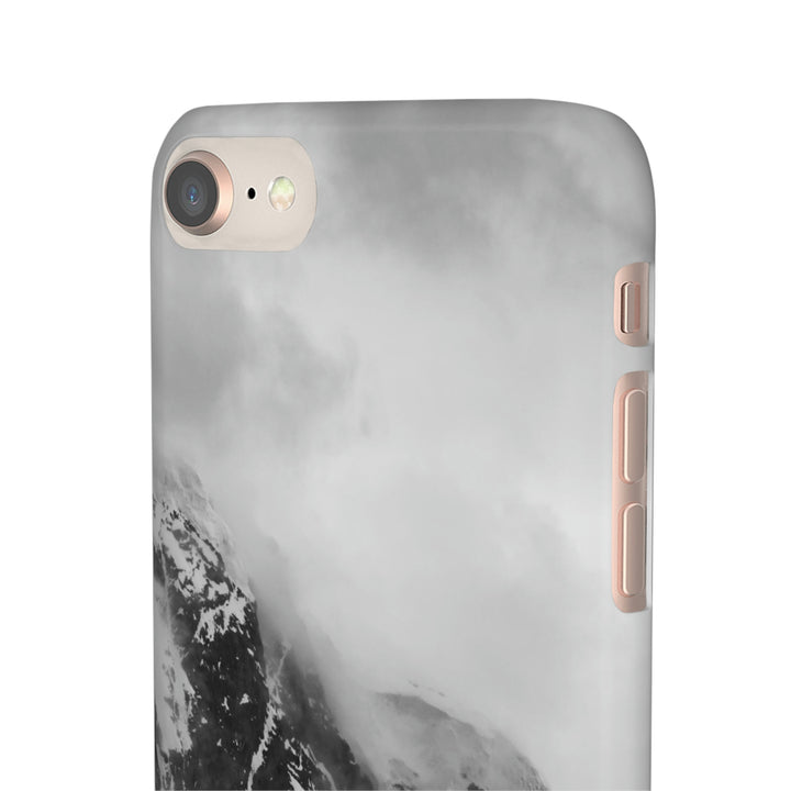 The Mist Descends in Black and White - Phone Case