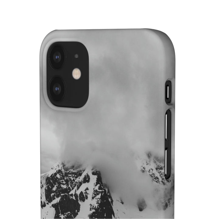 Peaceful Anchoring in Black and White - Phone Case