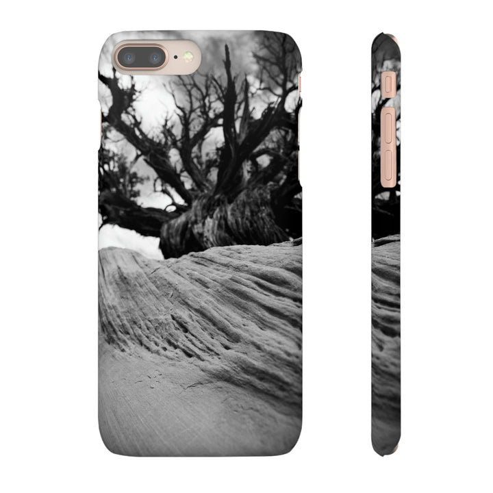 Desert Reach in Black and White - Phone Case