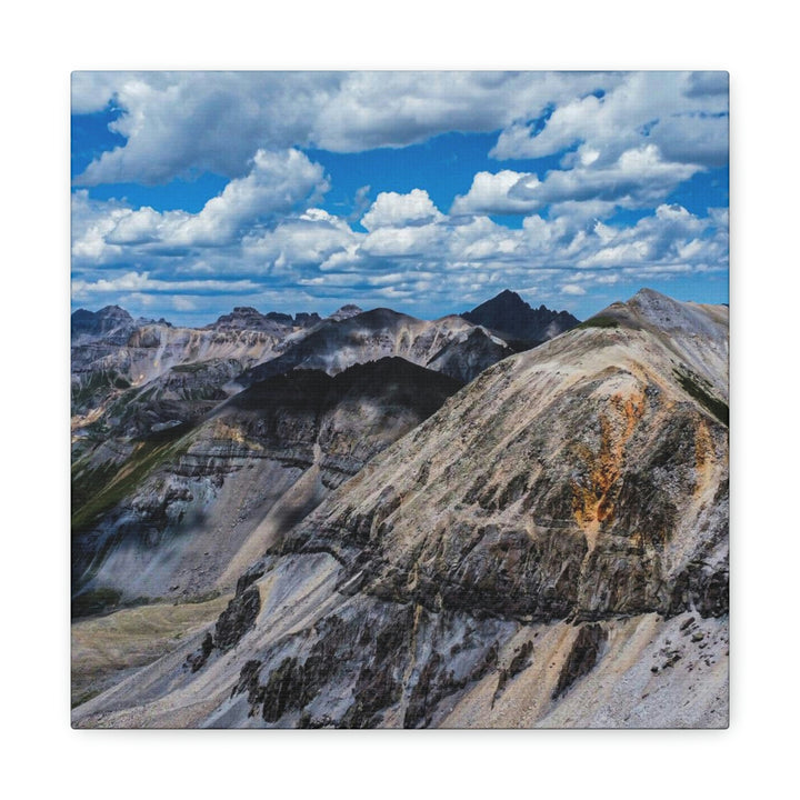 Imogene Pass From the Air - Canvas