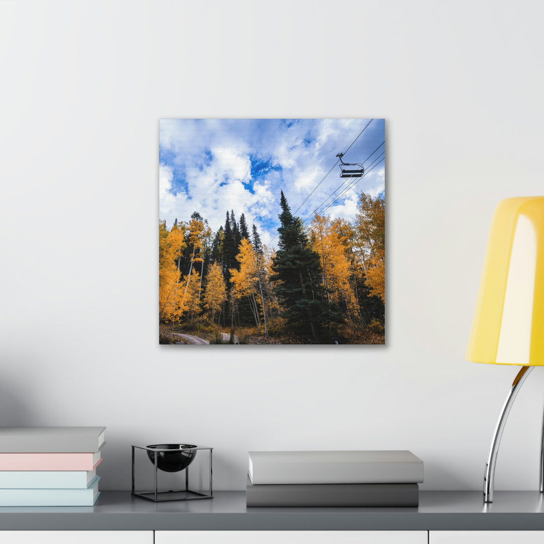 Chairlift in Suspension - Canvas