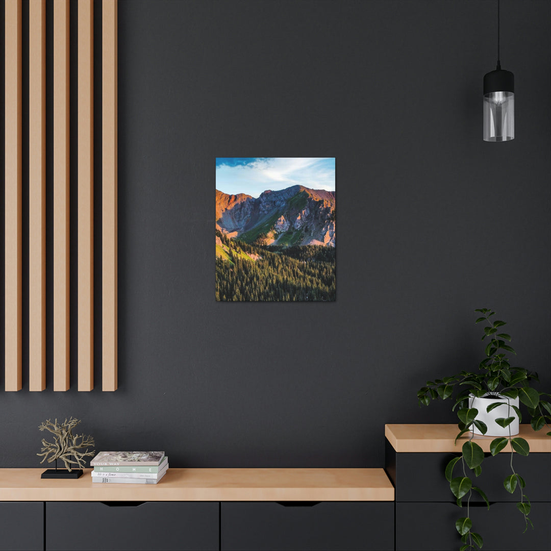 Fading Mountain Light - Canvas