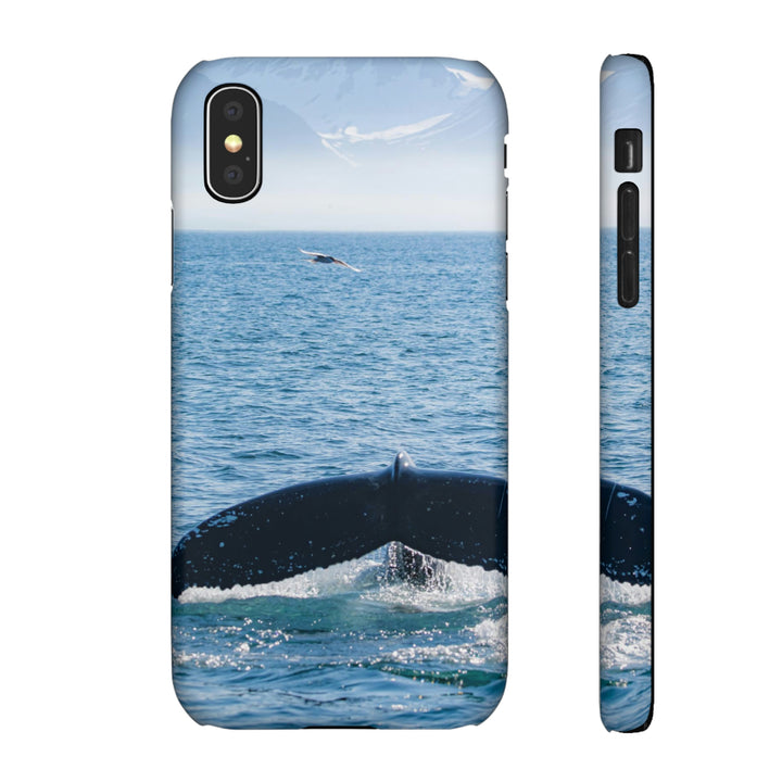 A Whale and A Mountain - Phone Case