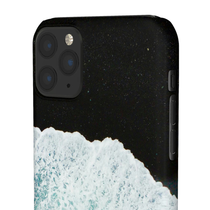 A Wave on Volcanic Sand - Phone Case