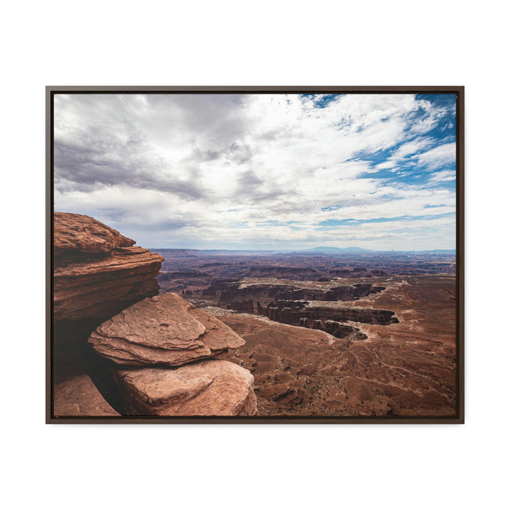 The Canyon Below - Canvas with Frame