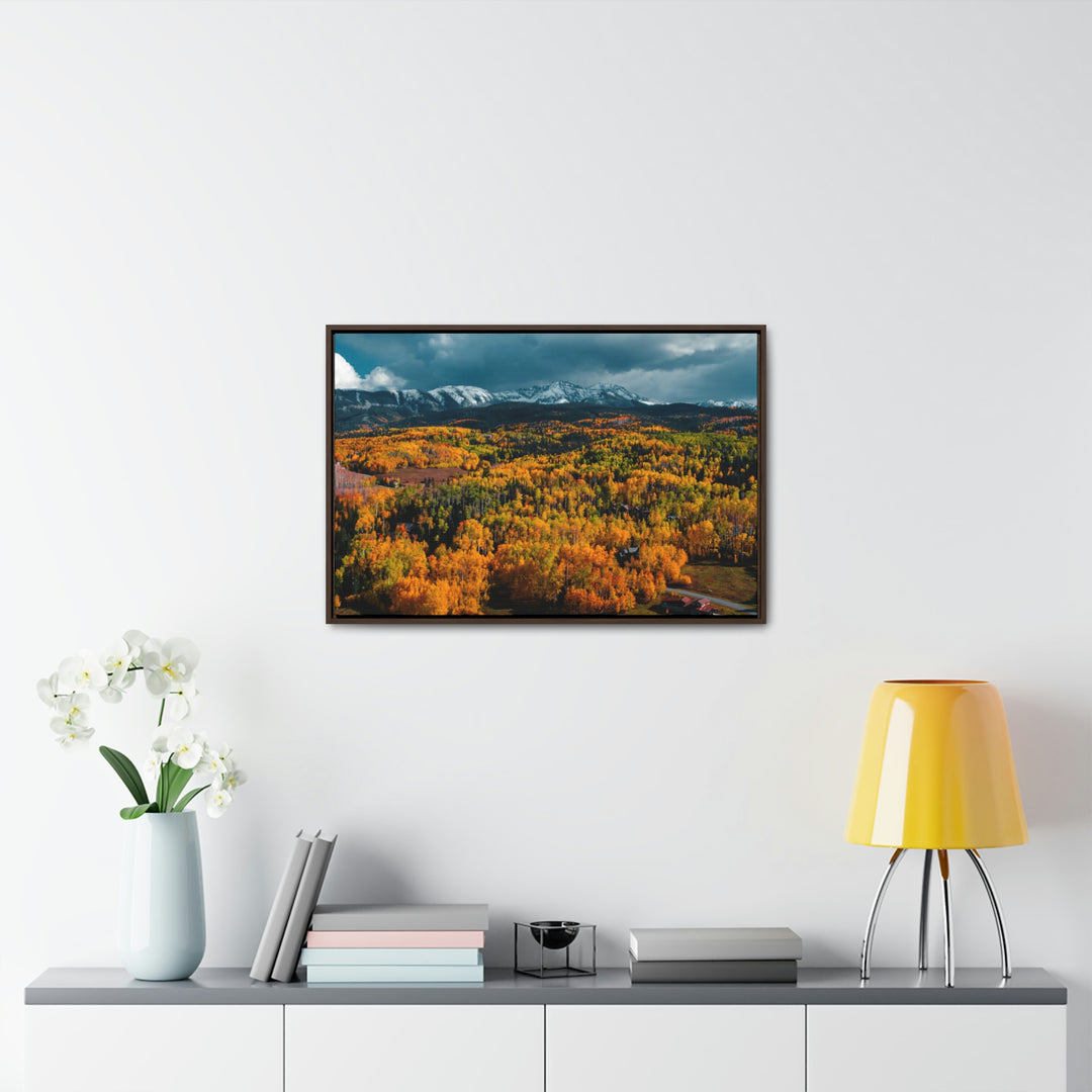 Golds of Autumn - Canvas with Frame