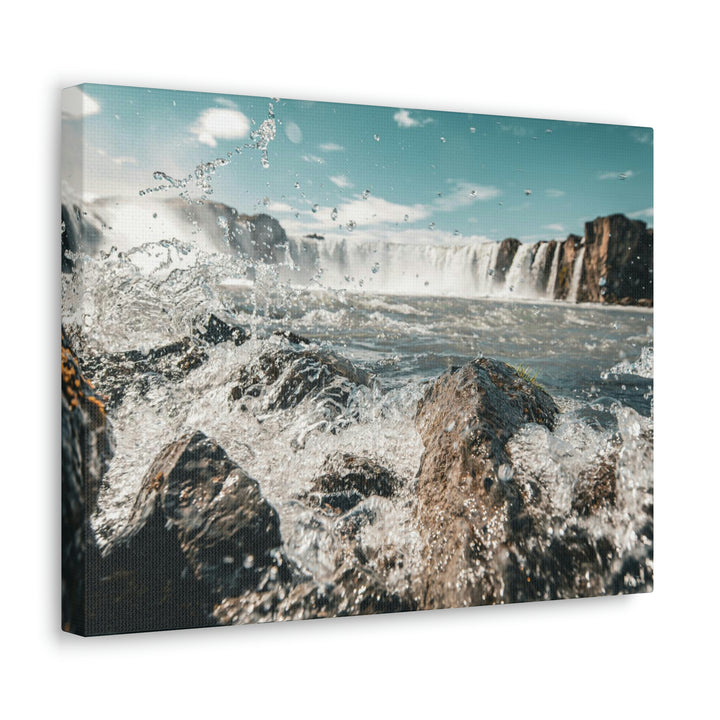 Goðafoss Splash - Canvas