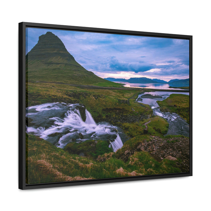 An Icelandic Sunset - Canvas with Frame