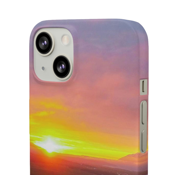 Sunset Over the Fjord Part 1 - Phone Case