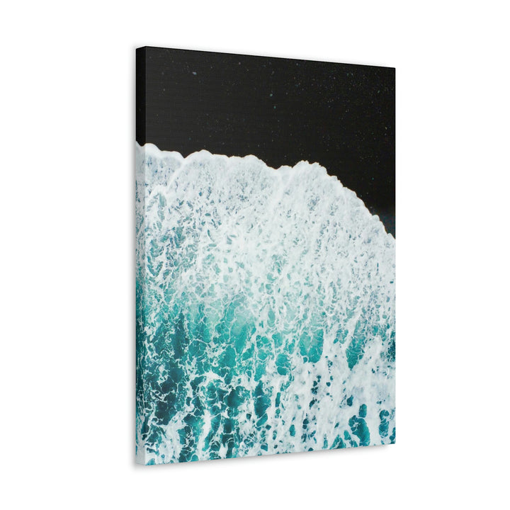 A Wave on Volcanic Sand - Canvas